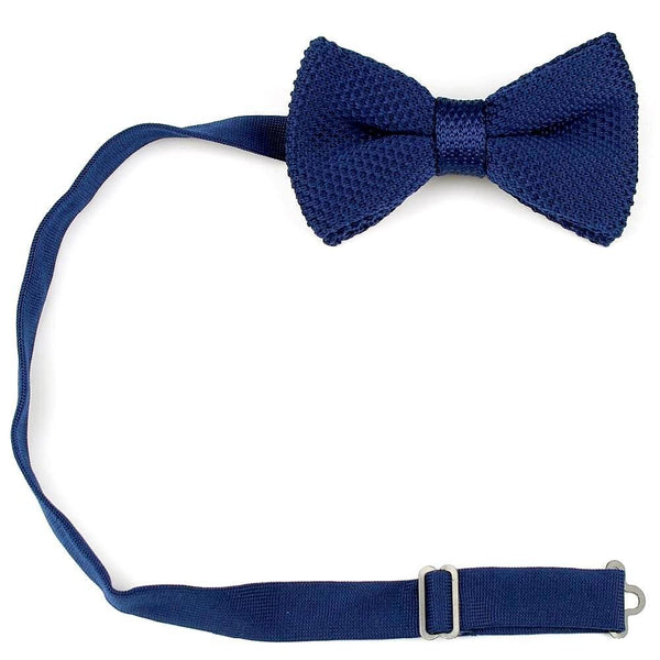 Knitted Bowtie - Navy Blue