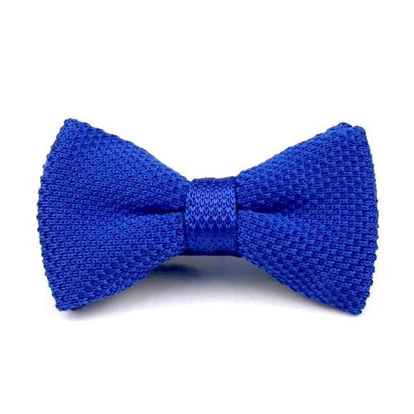 Knitted Bowtie - Blue