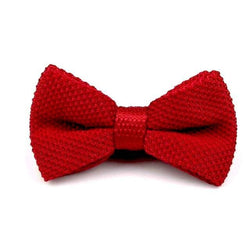 Knitted Bowtie - Red