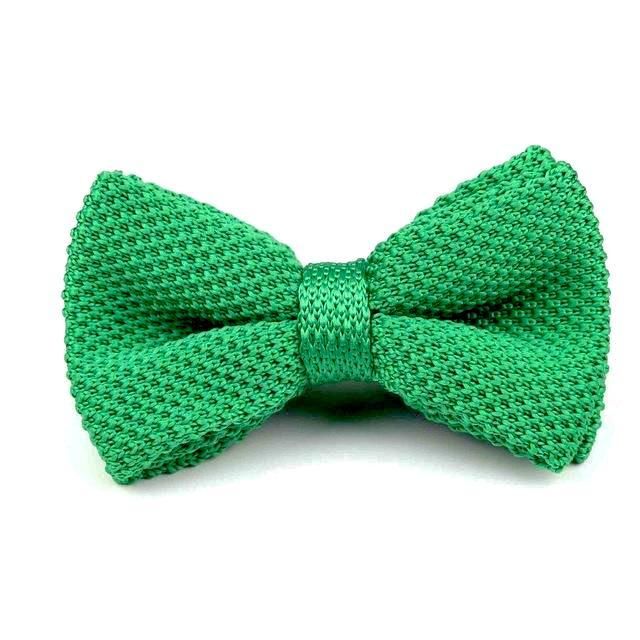 Knitted Bowtie - Green