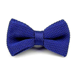 Knitted Bowtie - Navy Blue
