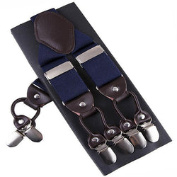 Casanova Suspenders - Navy Blue