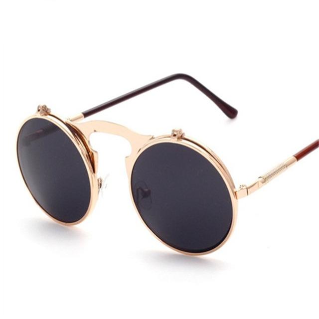 Rose Gold & Gray Chameleon Sunglasses