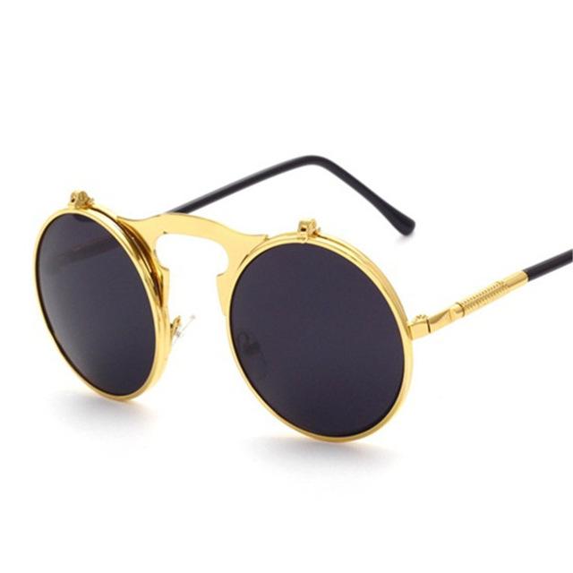 Gold & Gray Chameleon Sunglasses