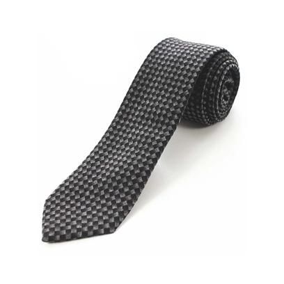 Cashmere Tie - Grey Diamond