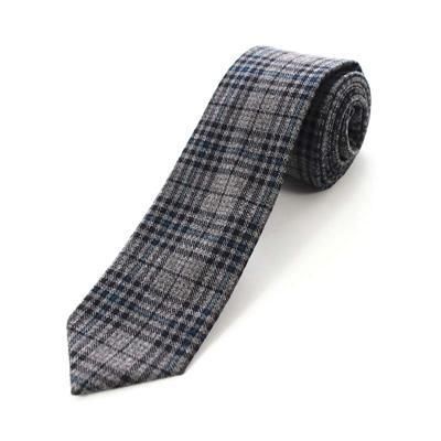 Cashmere Tie - Black Quadrant