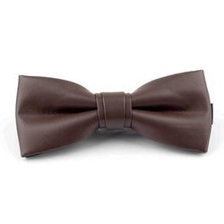 Leather Bowties - Brown