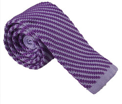 Knit Neckties-Lavender