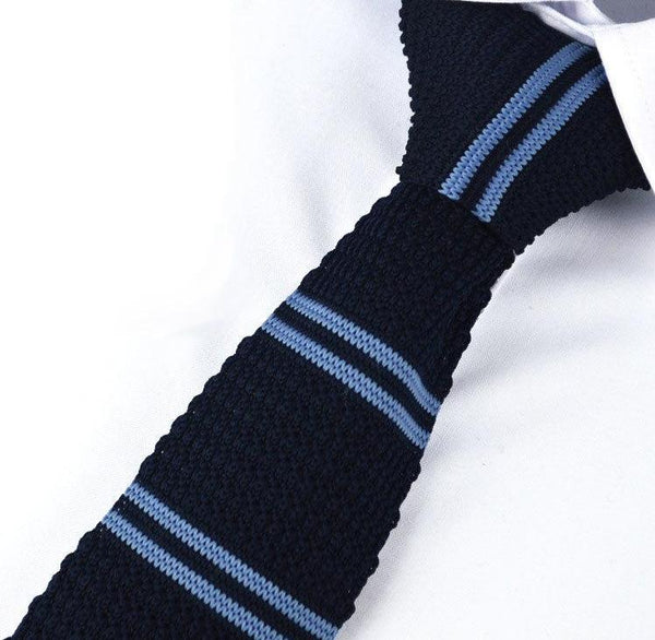 Knit Neckties-Blue River