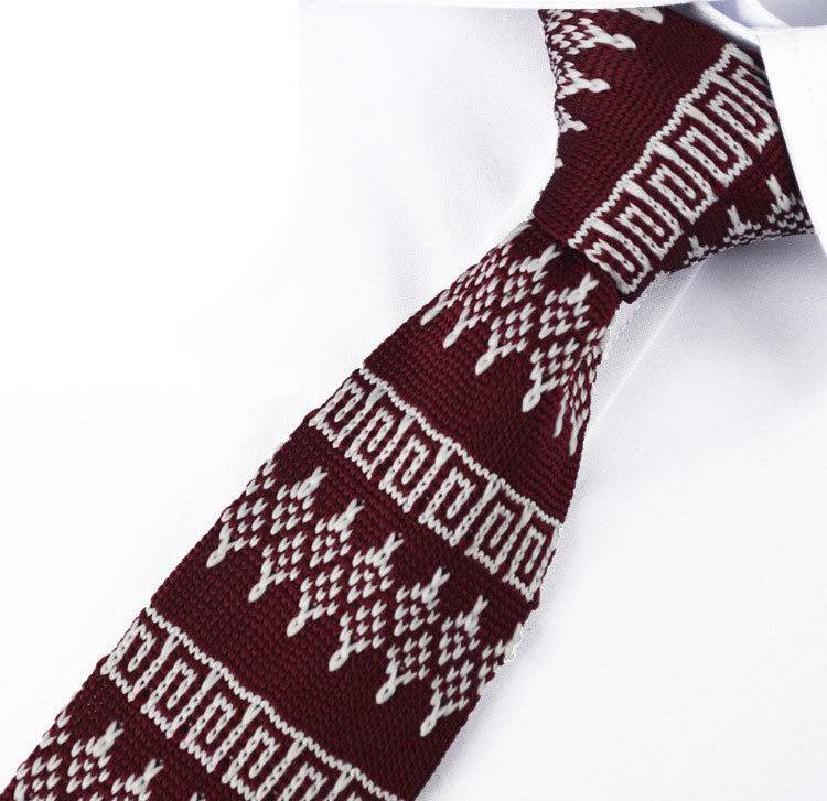 Knit Neckties-The Christmas Sweater
